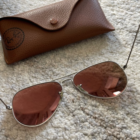 RAY-BAN AVIATOR FLASH SUNGLASSES - Picture 7 of 7